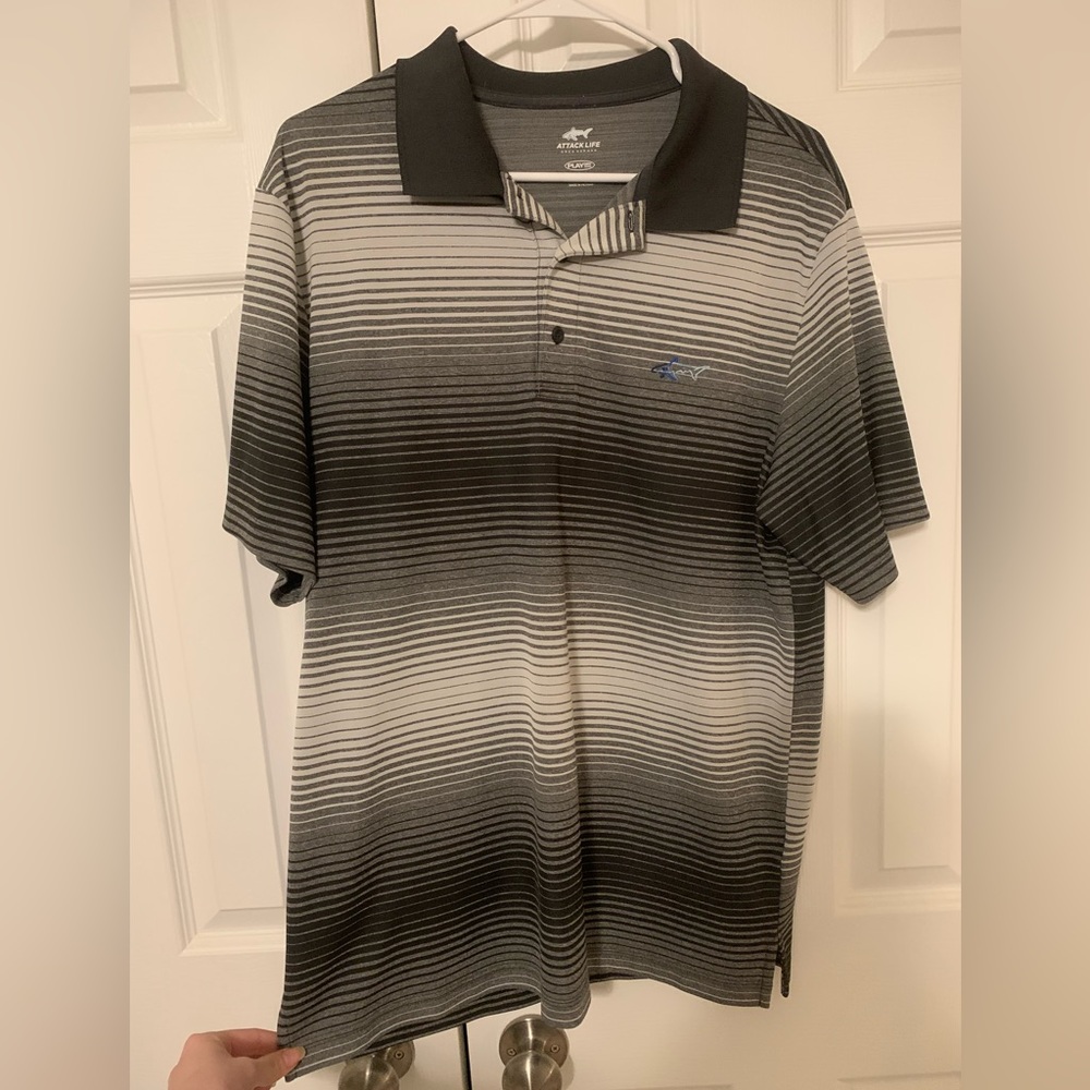 Greg Norman golf polo collar shirt